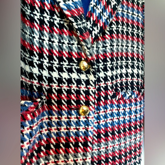 Ellie Mae Studios Houndstooth Boyfriend Blazer - Picture 4 of 9